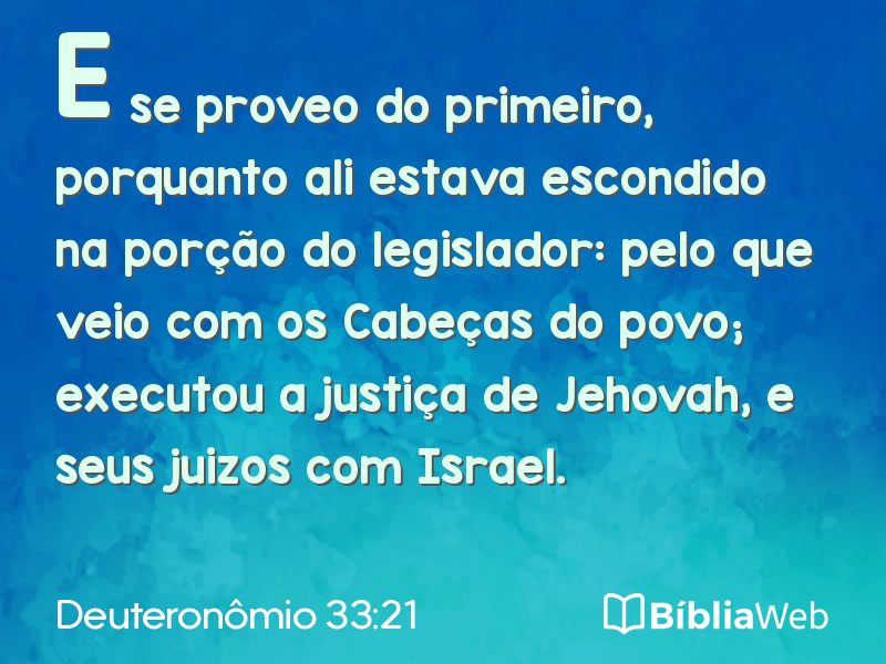 Deuteronômio 33:21 em imagem para compartilhar
