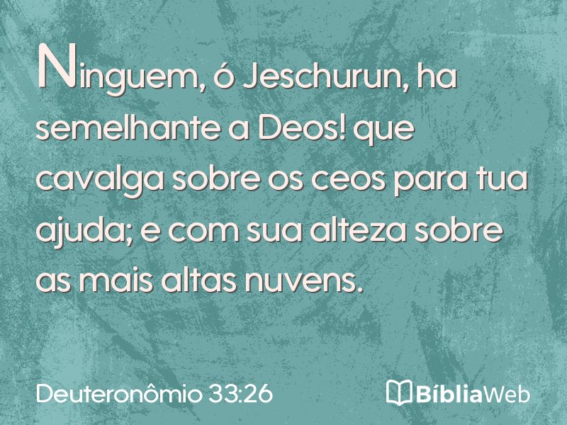 Deuteronômio 33:26 em imagem para compartilhar