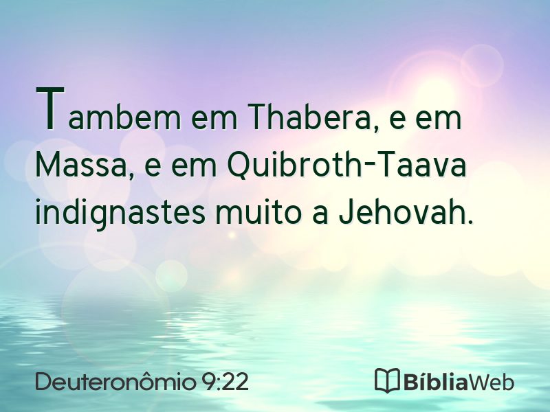 Deuteronômio 9:22 em imagem para compartilhar