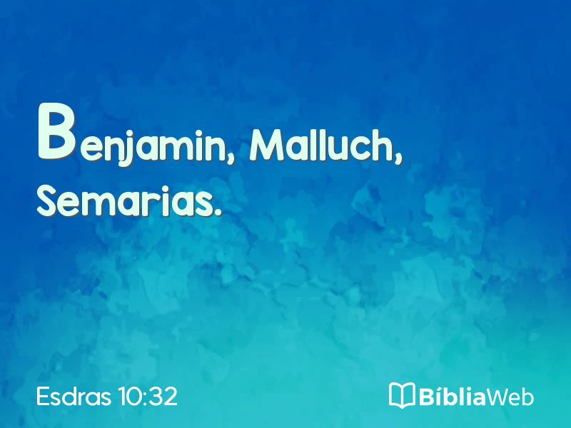 Esdras 10:32 em imagem para compartilhar