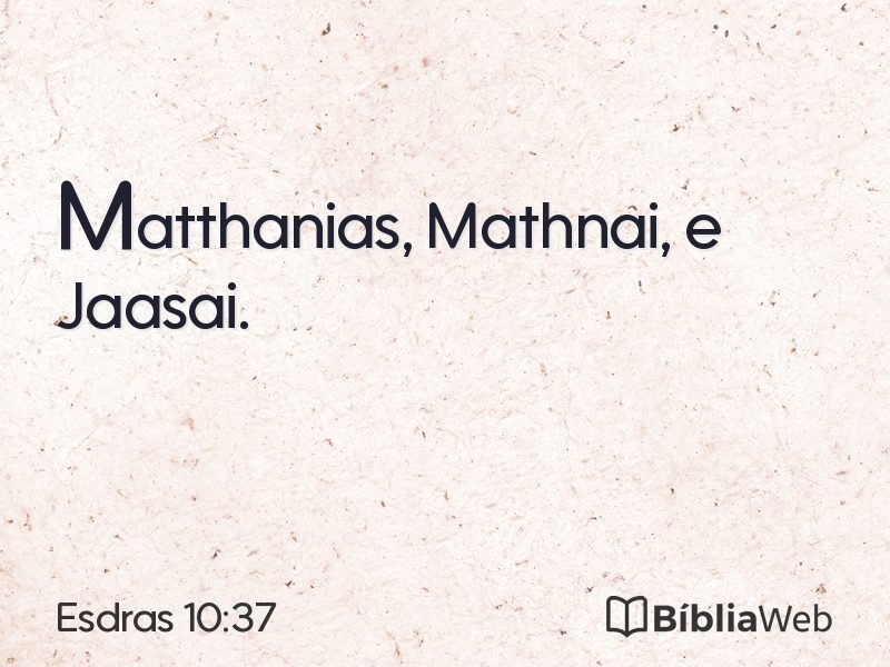 Esdras 10:37 em imagem para compartilhar
