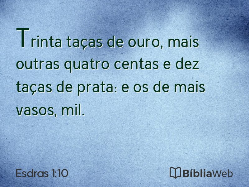 Esdras 1:10 em imagem para compartilhar