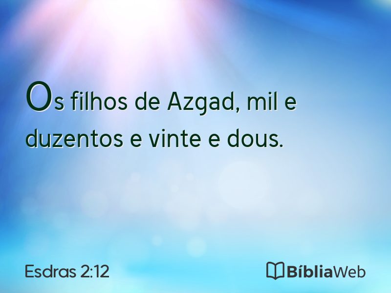 Esdras 2:12 em imagem para compartilhar