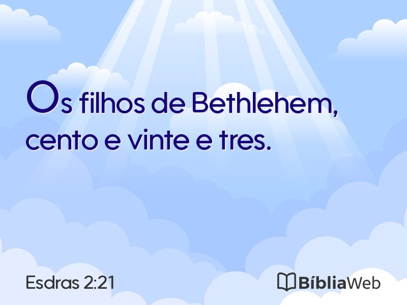 Esdras 2:21 em imagem para compartilhar