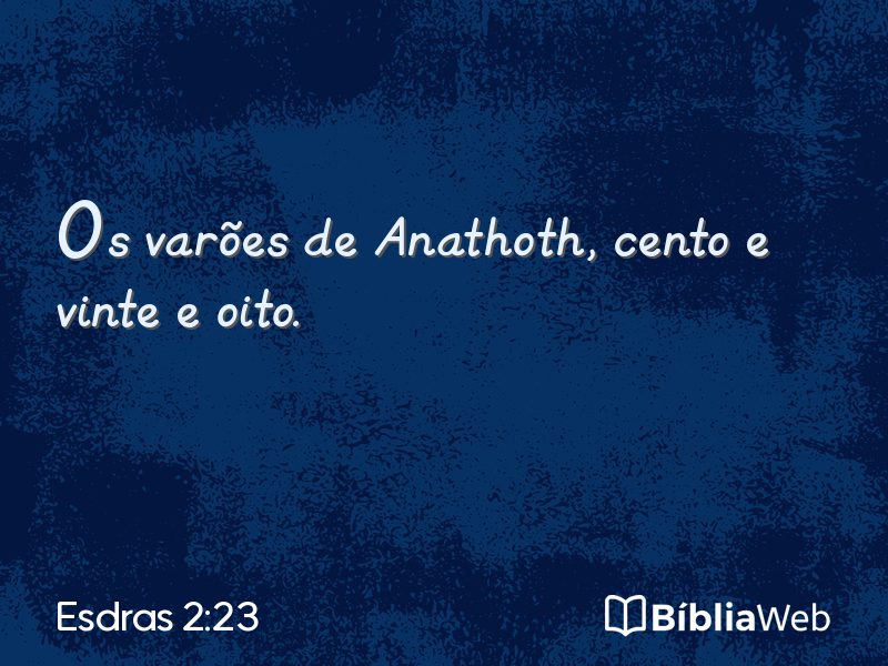 Esdras 2:23 em imagem para compartilhar