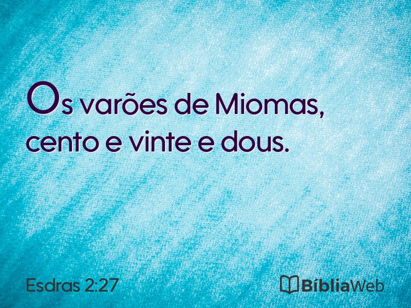 Esdras 2:27 em imagem para compartilhar