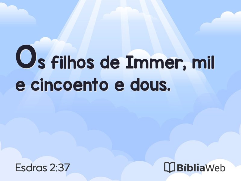 Esdras 2:37 em imagem para compartilhar