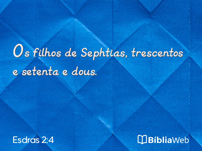 Esdras 2:4 em imagem para compartilhar