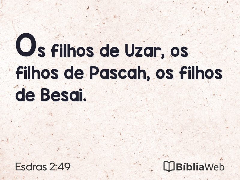 Esdras 2:49 em imagem para compartilhar