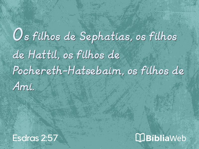 Esdras 2:57 em imagem para compartilhar
