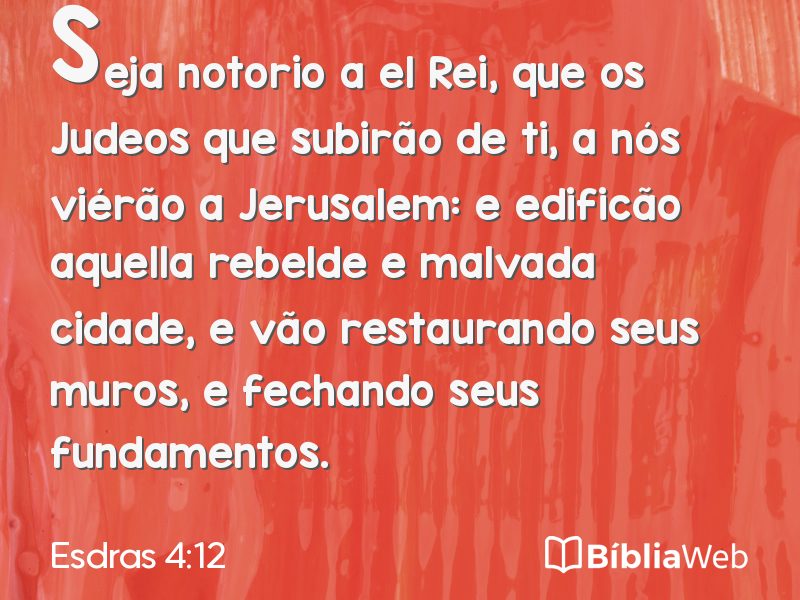 Esdras 4:12 em imagem para compartilhar