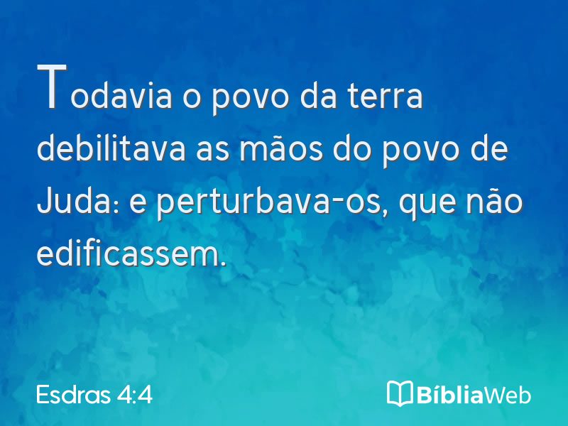 Esdras 4:4 em imagem para compartilhar