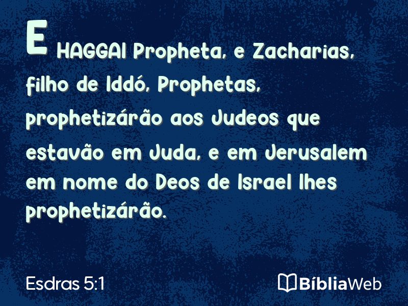 Esdras 5:1 em imagem para compartilhar