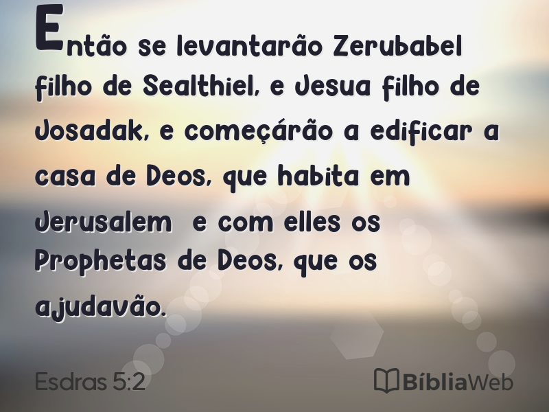 Esdras 5:2 em imagem para compartilhar