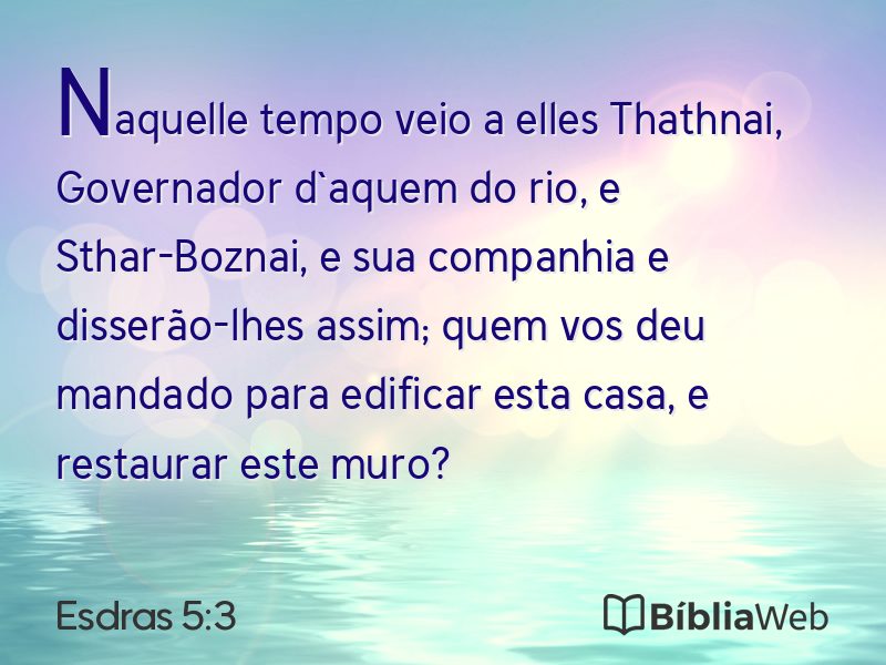 Esdras 5:3 em imagem para compartilhar
