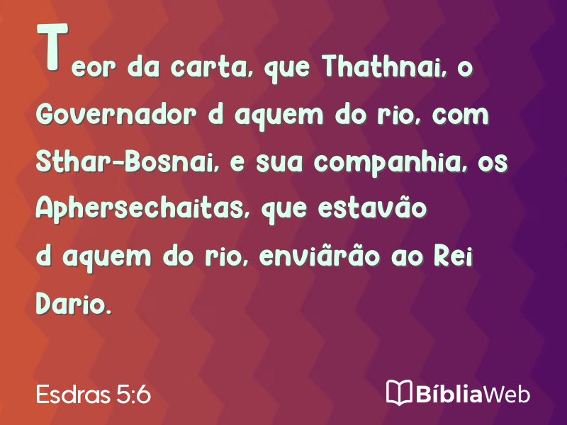 Esdras 5:6 em imagem para compartilhar