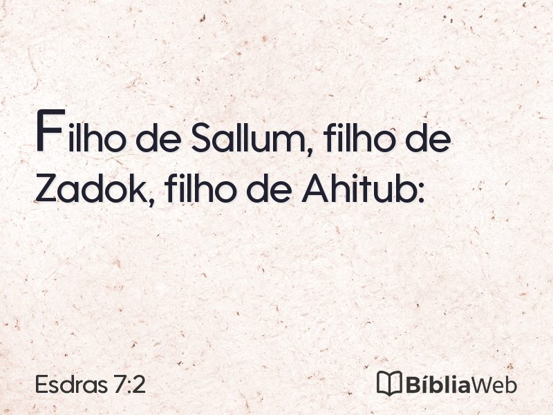 Esdras 7:2 em imagem para compartilhar