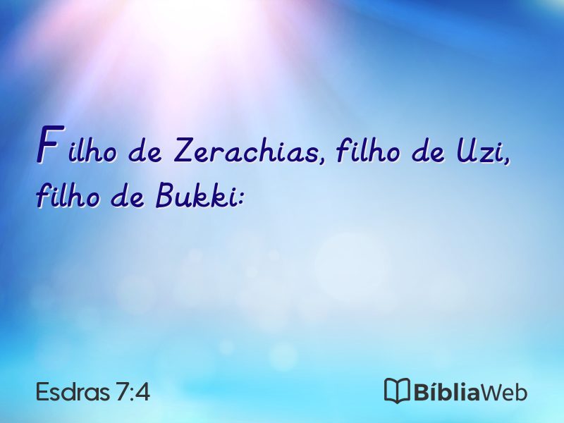 Esdras 7:4 em imagem para compartilhar