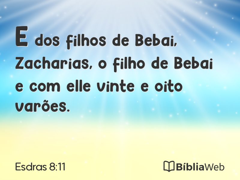 Esdras 8:11 em imagem para compartilhar