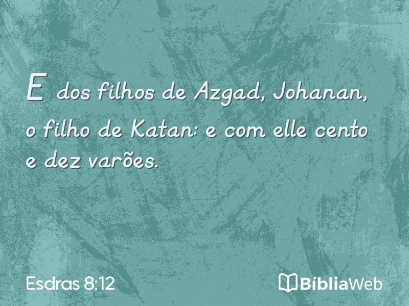 Esdras 8:12 em imagem para compartilhar