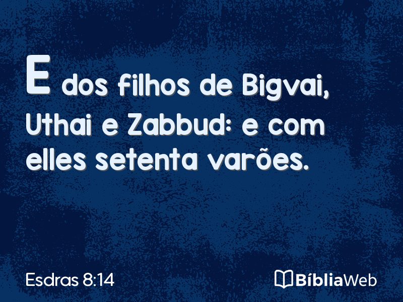 Esdras 8:14 em imagem para compartilhar