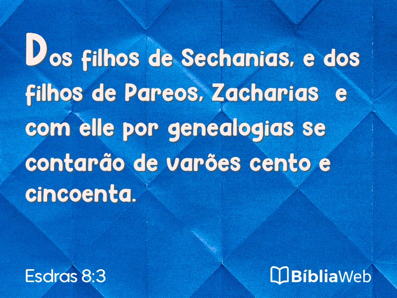 Esdras 8:3 em imagem para compartilhar