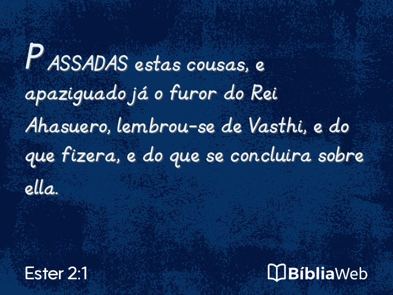 Ester 2:1 em imagem para compartilhar