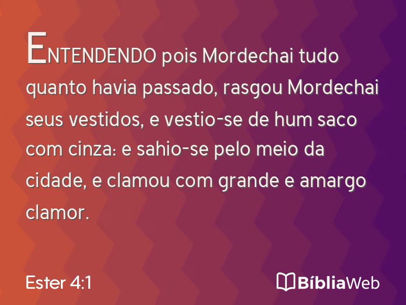 Ester 4:1 em imagem para compartilhar