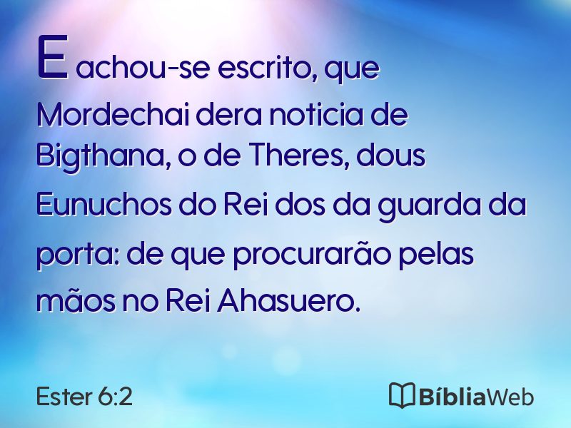 Ester 6:2 em imagem para compartilhar
