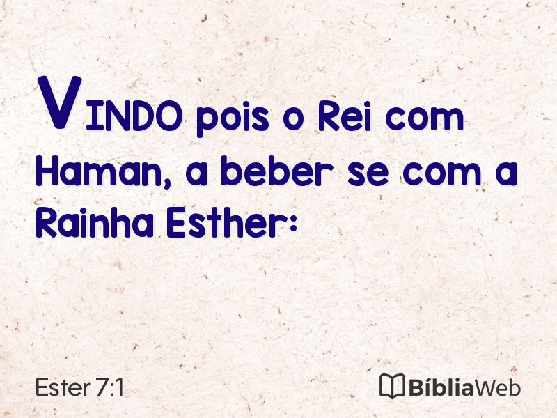 Ester 7:1 em imagem para compartilhar