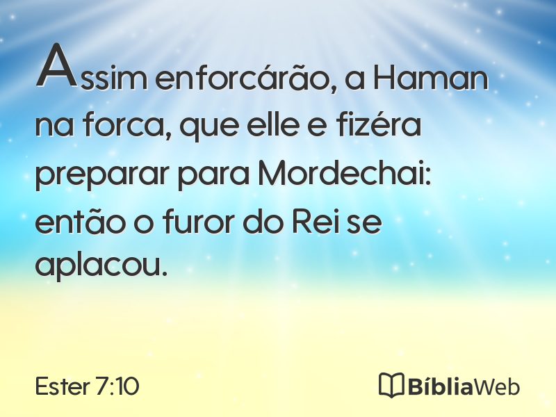 Ester 7:10 em imagem para compartilhar