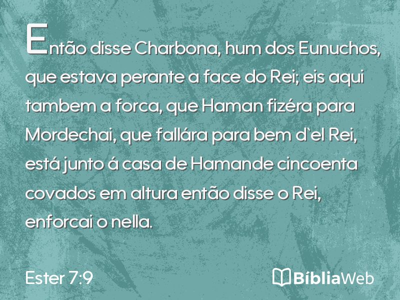 Ester 7:9 em imagem para compartilhar