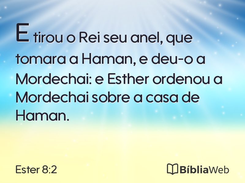 Ester 8:2 em imagem para compartilhar