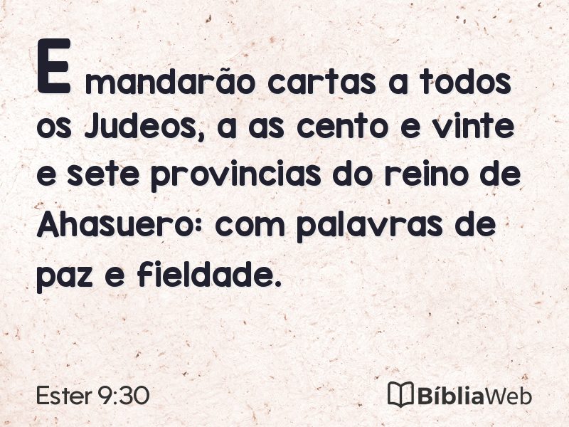Ester 9:30 em imagem para compartilhar