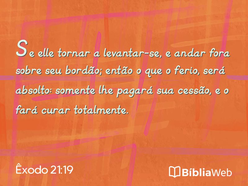 Êxodo 21:19 em imagem para compartilhar