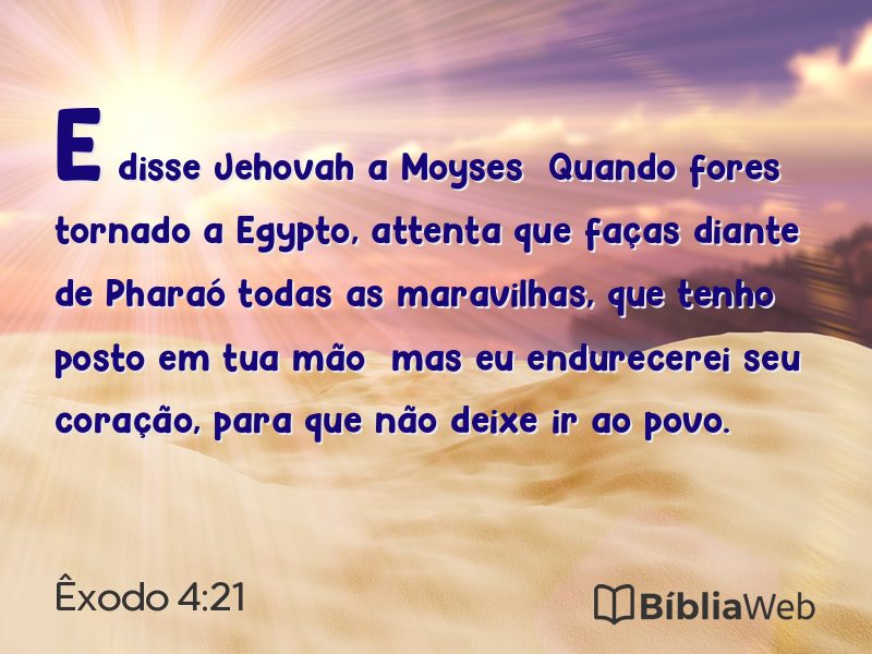 Êxodo 4:21 em imagem para compartilhar