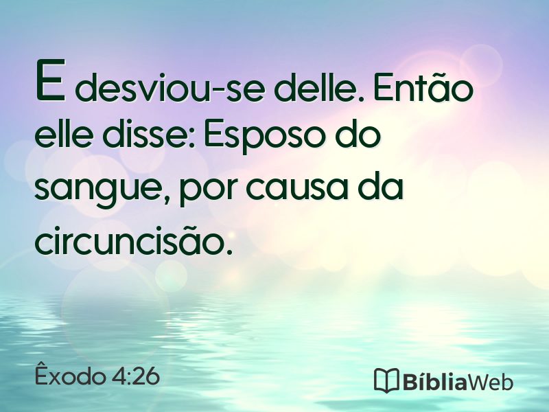 Êxodo 4:26 em imagem para compartilhar