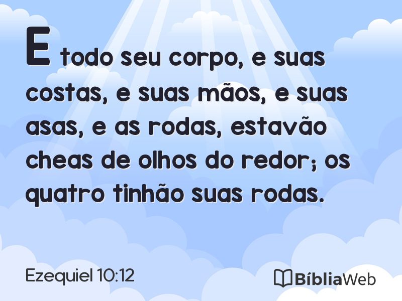 Ezequiel 10:12 em imagem para compartilhar