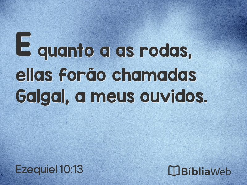 Ezequiel 10:13 em imagem para compartilhar