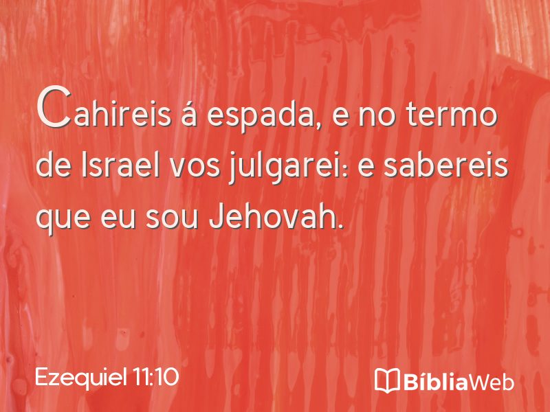 Ezequiel 11:10 em imagem para compartilhar