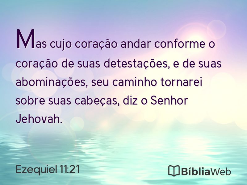 Ezequiel 11:21 em imagem para compartilhar