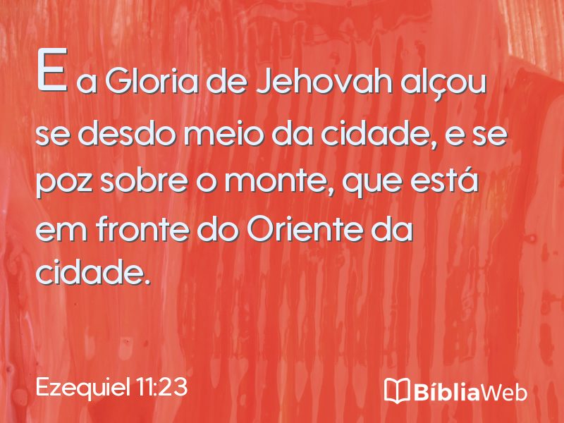 Ezequiel 11:23 em imagem para compartilhar