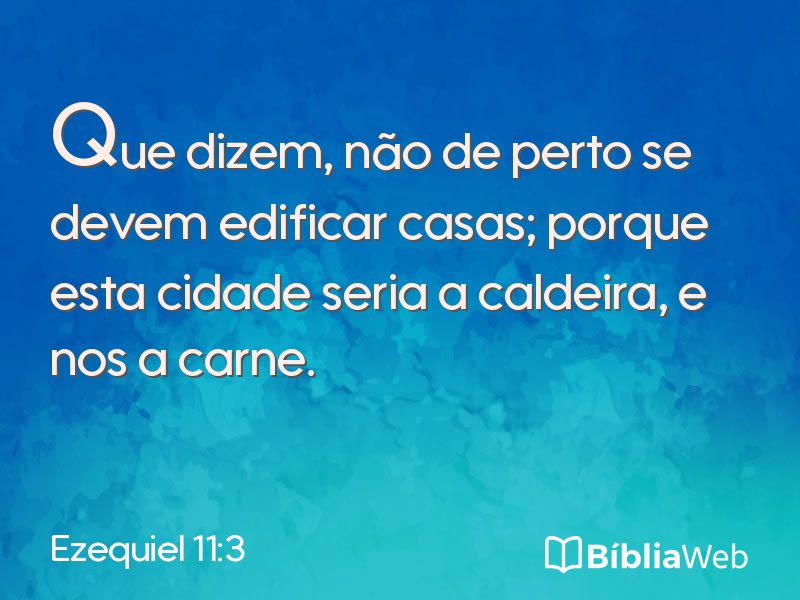 Ezequiel 11:3 em imagem para compartilhar