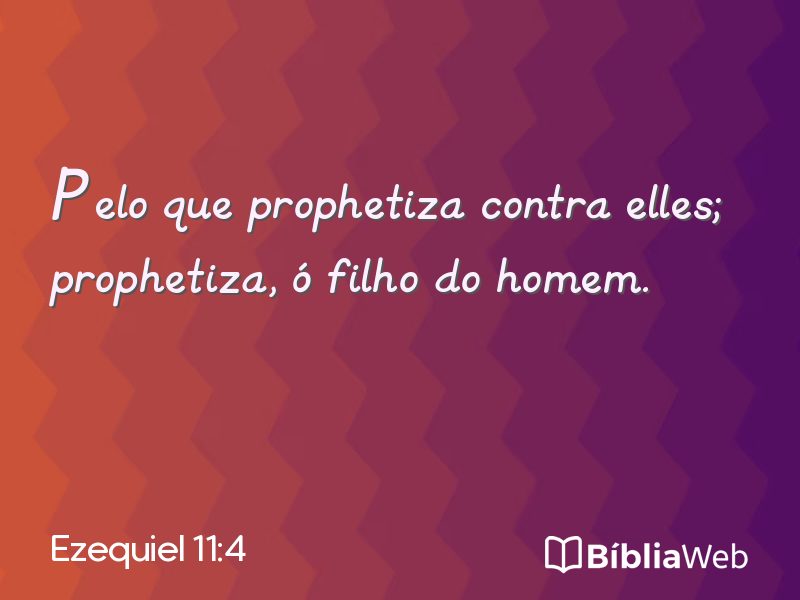 Ezequiel 11:4 em imagem para compartilhar