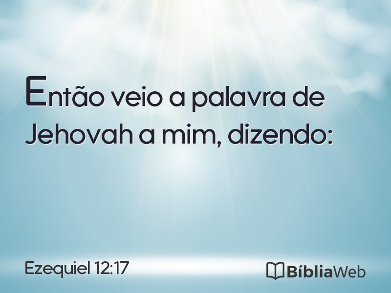 Ezequiel 12:17 em imagem para compartilhar