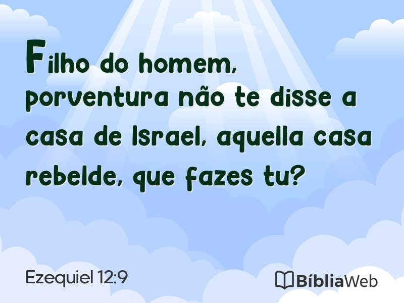 Ezequiel 12:9 em imagem para compartilhar