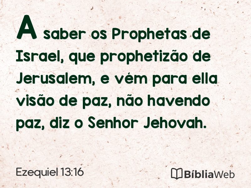 Ezequiel 13:16 em imagem para compartilhar