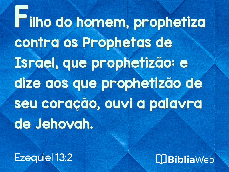 Ezequiel 13:2 em imagem para compartilhar