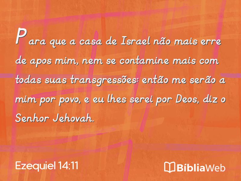 Ezequiel 14:11 em imagem para compartilhar