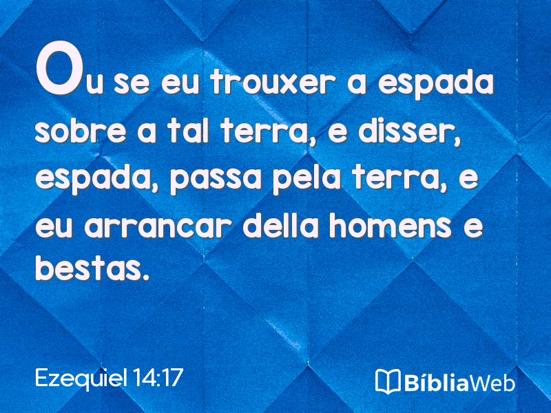 Ezequiel 14:17 em imagem para compartilhar